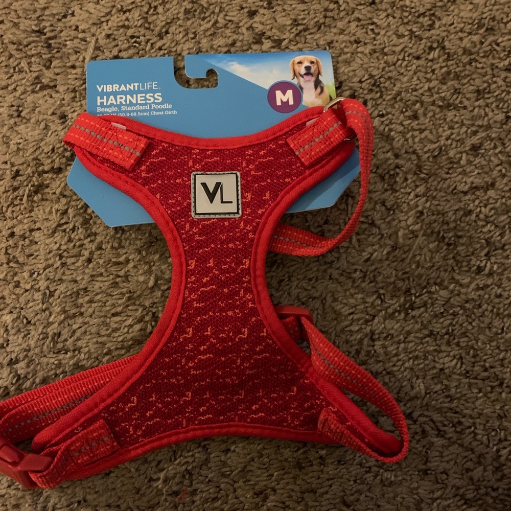 Brand new size medium dog harness